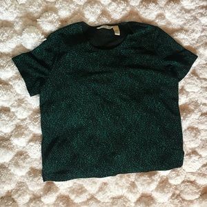 Casual, boxy, French Laundry blouse